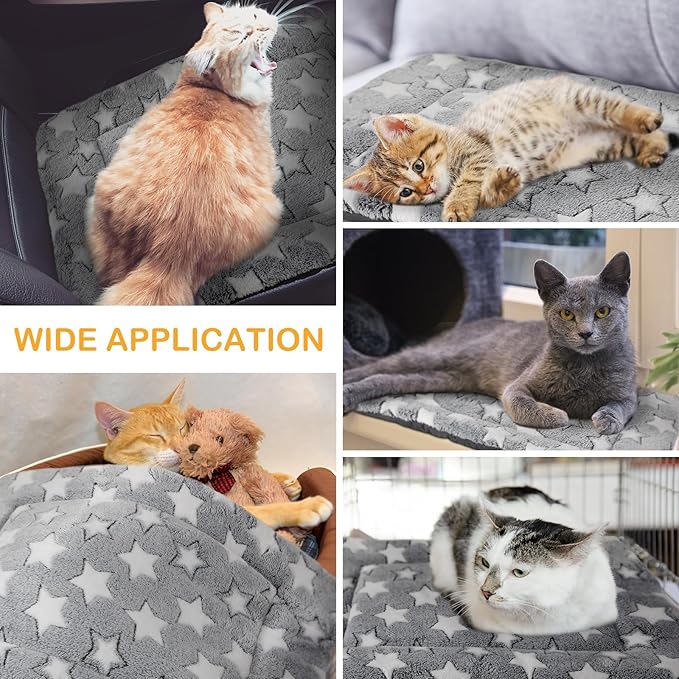 VitalCozy 4 Pcs Dog Crate Pads, Ultra Soft Warm Washable Anti-Slip Kennel Bed Mat for Pets, Reversible, Replaceable, Cozy Cage Liner for Small Medium Large Dogs and Cats(18 x 14 x 1.6 Inch,Gray)