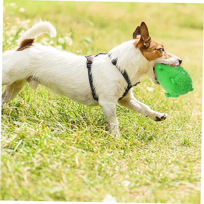 BESPORTBLE Sturdy Latex Squeaky Pig Dog Chew Toy Interactive Teeth Grinding Toy for Small Dogs Puppies for Teething and Playtime