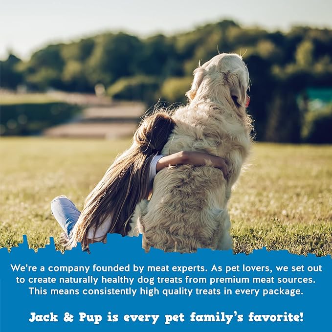 Jack&Pup 6 Inch Bladder Bully Sticks for Small Dogs (25 Pack) Single Ingredient Dog Treats, Puppy Chew Sticks