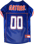 NCAA College Florida Gators Mesh Jersey for DOGS & CATS, XXX-Large. Licensed Big Dog Jersey with your Favorite Football/Basketball College Team