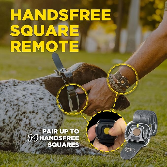 Dogtra 1900X Handsfree E-Collar for Dog Training - 3/4 Mile Range, for Dogs 35 lbs+, Waterproof, 100 Stimulation Levels, Vibration, Tone, Rechargeable - Hands-Free Remote for Dog Owners and Trainers