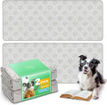 FXW Washable Pee Pads for Dogs, Leak-Proof & Non-Slip, Specifically Designed for Potty Training, 30" x 75" Rectangle, Khaki, 2 Packs