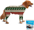 Shed Defender Original Dog Onesie for Dog Shedding, Seen on Shark Tank, Lightweight Breathable, Bodysuit for Dogs, Recovery Suit, Jumpsuit, Dog Body Suit