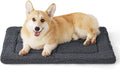Bedsure Washable Dog Crate Bed for Medium Dogs, Soft Foam Floor Pet Mat, Versatile Lightweight Pet Crate Pad for Kennel