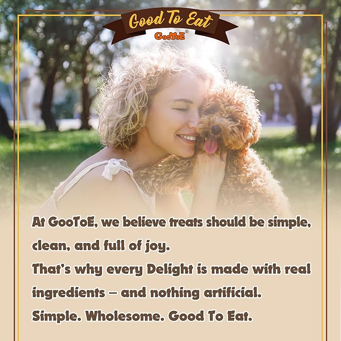 Gootoe Dog Treats, Chicken Jerky for Dogs - Premium Dog Training Treats; High-Protein, Gluten-Free, Hypoallergenic, Grain-Free, Chicken Sticks with Chicken Liver, 1.5 lb