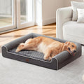 Large Dog Beds Large Sized Dogs 45x35x7 Inch, Orthopedic XXL XL Dog Bed for Medium Size Dogs, Big Waterproof Couch Sofa with Removable Washable Cover for Pet, Dark Grey