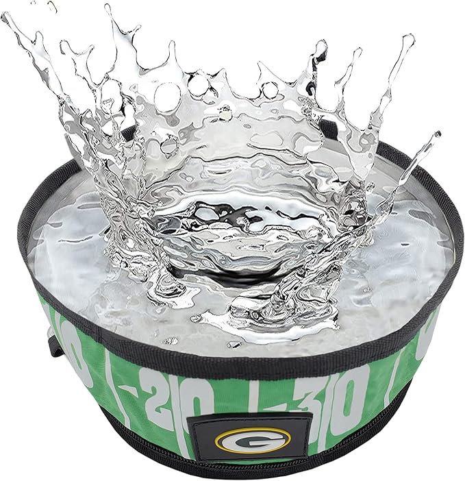 Pets First NFL Collapsible Pet Bowl