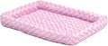 MidWest Homes for Pets QuietTime Fashion XXS Dog Bed – Pink Faux Fur Bolster, Ultra-Soft and Machine Washable, Fits 18-Inch Crates and Carriers, for Small Dogs and Cats