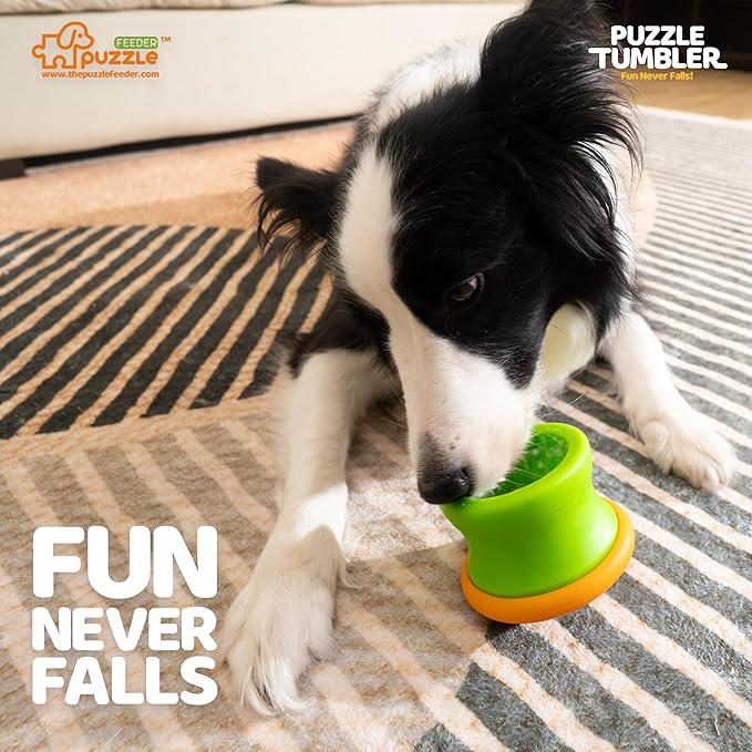 Puzzle Feeder Interactive Dog Puzzle Toy for Mental Stimulation, Washable Treat Dispensing Puzzles for Medium Dogs