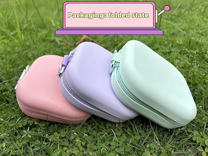 2-in-1 Collapsible Pet Bowl, Portable & Food-Grade for Dogs & Cats with Carabiner (Green)