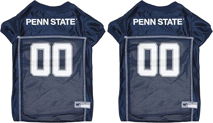 NCAA College Pittsburgh Panthers Mesh Jersey for Dogs & Cats, Small. Licensed Big Dog Jersey with Your Favorite Football/Basketball College Team (Pack of 2)
