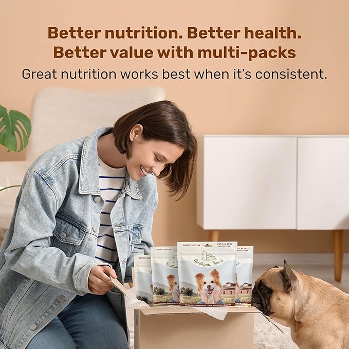 BADLANDS RANCH by Katherine Heigl – Superfood Complete Air-Dried Wild Fish & Turkey Dog Food – High Protein with Superfoods for Daily Wellness & Consistent Nutrition – 64 oz