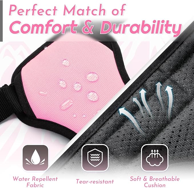 Eagloo Dog Harness Small Sized Dog, No Pull Service Vest with Reflective Strips and Control Handle, Adjustable and Comfortable for Walking, No Choke Pet Harness with 2 Metal Rings, Pink, S