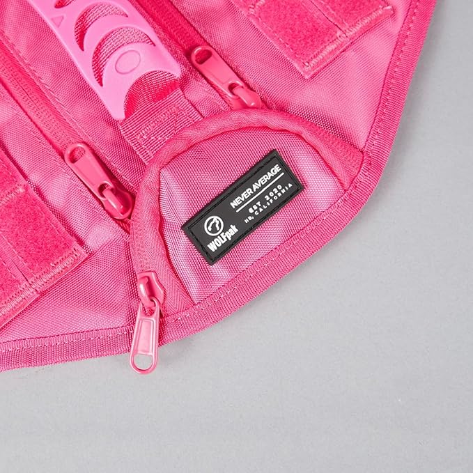 Tactical Dog Vest Harness (Pink Goddess, X-Large)