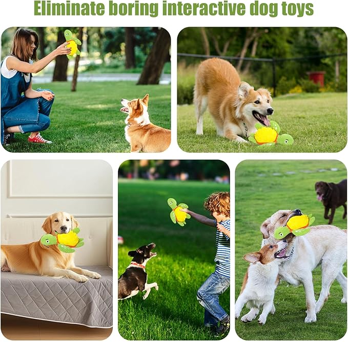 Dog Puzzle Toys, Large Squeaky Dogs Toy, Durable Plush Tug of War Toy Dispensing Smart Dog Toys for Boredom and Stimulating for Large Dogs/Plush Puppy Toys/Puppy Chew Toys for Teething