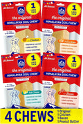 Himalayan Dog Chew Variety Pack Yak Cheese Dog Chews, The Better-for-You Chew, 100% Natural Long Lasting, Healthy Dog Treats, Lactose & Grain Free, Protein Rich, for Dogs 65 Lbs & Smaller, 4-Count