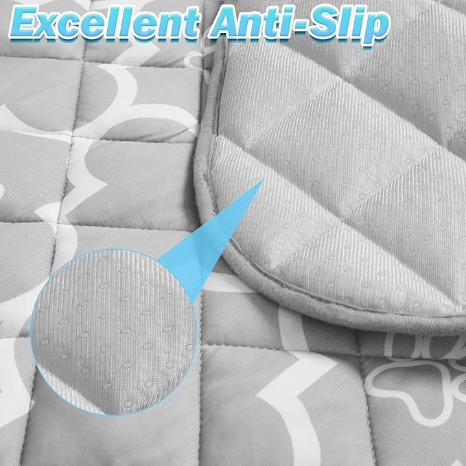 EXPAWLORER Dog Cooling Mat-28.3''*47.2'' Upgraded Extra Large Cooling Pad for Dog Dogs Cats Pets in Summer Keep Cool,Washable,Non-Slip Blanket for Grate Sofa Bed Outdoor