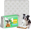 FXW Washable Pee Pads for Dogs, Leak-Proof & Non-Slip, Specifically Designed for Potty Training, 39" Square, Khaki, 1 Pack