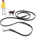 Jelly Pet Multi-Purpose European Style Leash l Made in America l Stronger Than Leather l Waterproof and Easy to Clean (5/8", Black)