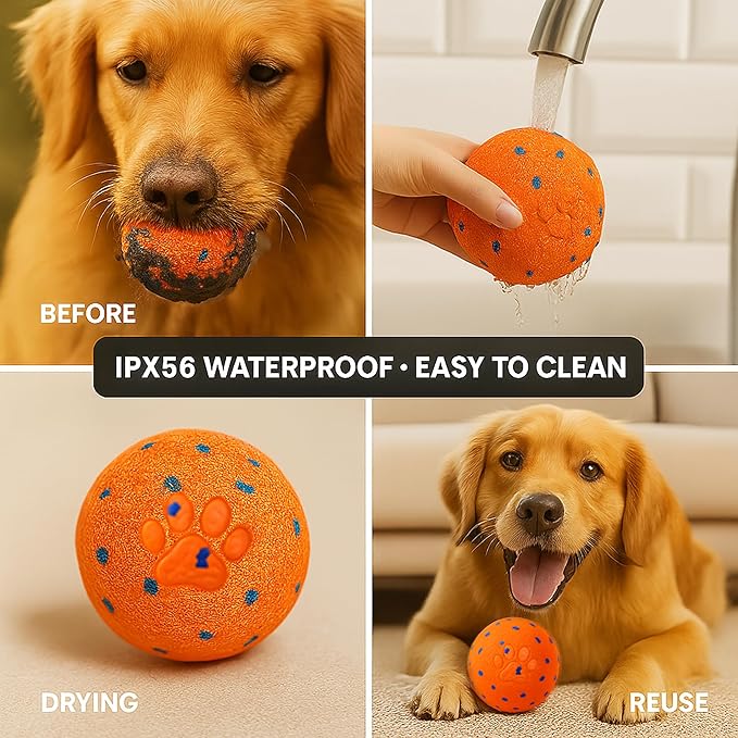 2025 Upgraded Smart Interactive Dog Toy, Durable E-TPU Material, Built-in Anti-mistouch Switch, for Large, Medium, and Small Dogs – Dog Toys to Keep Them Busy Indoors & Outdoors