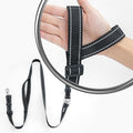 Hands-Free Dog Leash, Heavy Duty No-Pull Training Lead w/Anti-Tangle, Double Padded Traffic Handles Adjustable 5-5.6FT & Reflective Thread for Medium Large Dogs for Running/Walking Black