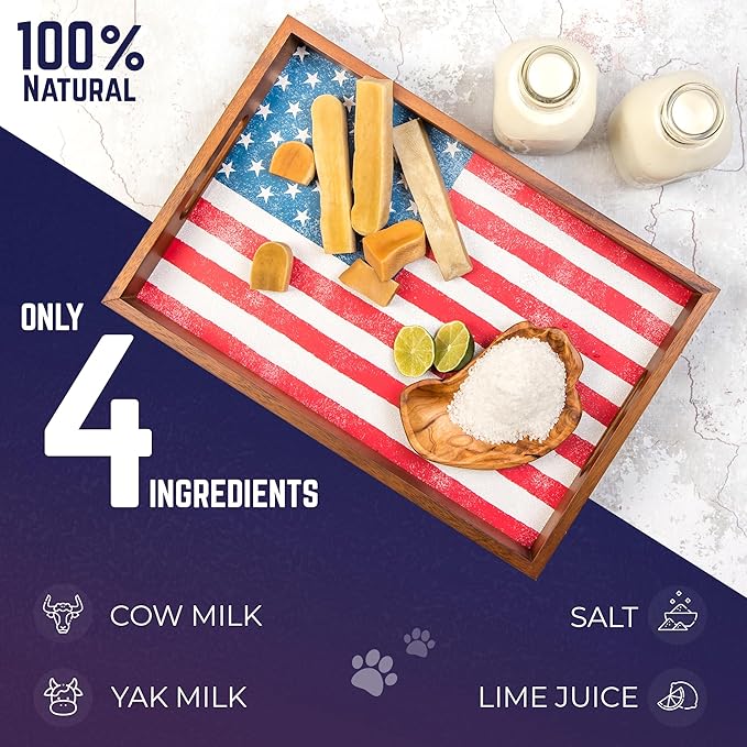 Devil Dog Pet Co. Himalayan Yak Cheese Dog Chews, Medium - 12 Pack, 100% Natural & Healthy, Lactose-Free, Long-Lasting Dog Treats, Premium Yak Milk Chew Bones for Dogs
