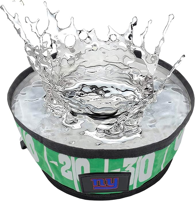Pets First NFL Collapsible Pet Bowl