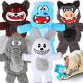 Bzonsmart 5 Pack Squeaky Dog Toys.Tough Plush Chew Toys for Dogs.Interactive Dog Toys to Keep Small Medium Large Breed Dogs Busy .Durable Anti-Boredom Dog Toy for Teething & Playtime.