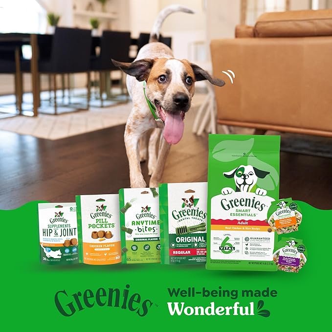 Greenies Smart Topper High Protein Wet Mix-in for Dogs, Chicken, Peas, Apples, and Brown Rice Recipe & Duck, Broccoli, Carrots and Barley Recipe Variety Pack with Whole Grains, 8 Trays of 2 oz.