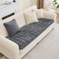 Couch Cover for Dogs, Non Slip Fuzzy Pet Couch Covers for Sofa,Pet Friendly Dog Mat for Couches and Sofas,Thick Soft Sofa Slipcovers Cushion Protector(Dark Gray, 28" x 59"/70 x 150cm)