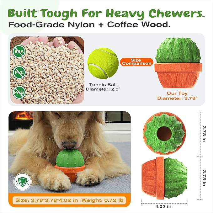 KADTC 3 in 1 Large-Size Durable Dog Fillable & Frozen Lick Treat Toy No-Transfer Freeze & Play,Long-Lasting Ultimate Boredom Buster, Kibble Dispenser Food Ball & Tough Dogs Chew Toys BPA-Free & Safe