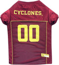 Pets First NCAA College Iowa State Cyclones Mesh Jersey for DOGS & CATS, Large. Licensed Dog Jersey with your Favorite Football/Basketball College Team