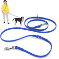 Jelly Pet Multi-Purpose European Style Leash l Made in America l Stronger Than Leather l Waterproof and Easy to Clean (5/8", Royal Blue)