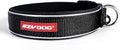 EzyDog Neo Dog Collar - Waterproof & Reflective Dog Collar with Soft Padded Neoprene for Comfort & Durable Nylon – Features Quick Release Buckle and Built-in ID Clip (Medium, Black)