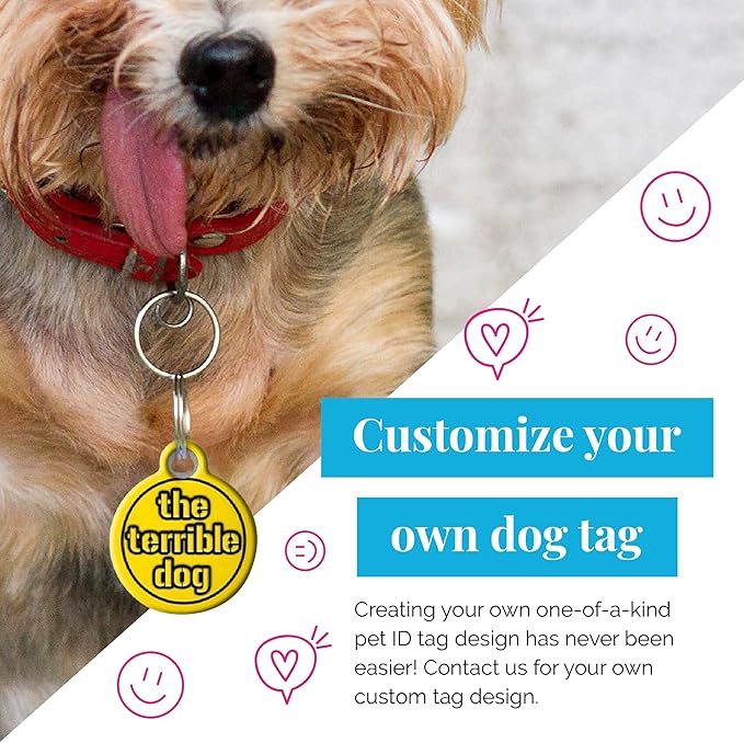 Dog Tag Art Nature and Outdoors Custom Pet ID Tag for Dogs and Cats, Personalized Dog Tag with Customized Identification, Olympic National Park, Small (7/8" Diameter)