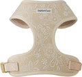 No Pull Dog Vest Harness for Small&Medium Dogs, Side Clip Adjustable Pet Vest, Soft Breathable, Fashion Dog Harnesses for Walking, Running, Shopping (Nude, M)