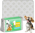 FXW Washable Pee Pads for Dogs, Leak-Proof & Non-Slip, Specifically Designed for 42inch Cages, 27" x 41" Rectangle, Khaki, 1 Pack
