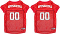 NCAA College Nebraska Huskers Mesh Jersey for Dogs & Cats, Large. Licensed Big Dog Jersey with Your Favorite Football/Basketball College Team (Pack of 2)