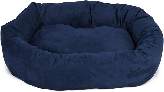 Majestic Pet Villa 32 Inch Shredded Memory Foam Dog Bed for Medium Sized Dog 32x23x7 Inch–Orthopedic Pet Bed - Washable Medium Puppy Mat with Head Support-Apple