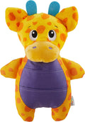 Outward Hound by Nina Ottosson Puzzle Palz Interactive Plush Dog Puzzle Dog Enrichment Toys, Plush, Squeaky, Giraffe, Yellow