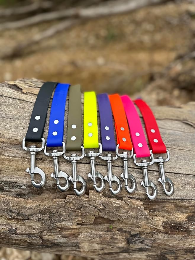 6ft Long Leash for Dogs - 1000lb Strength, Waterproof with Stainless Steel Hardware, Durable Long Dog Leash for Large Breeds