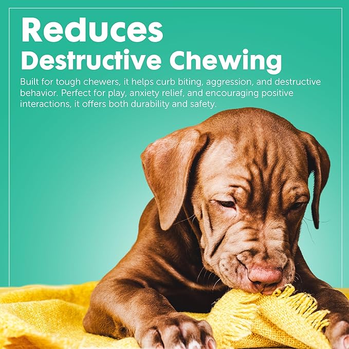 Treat Dispensing Chew Shoe Interactive Puzzle Toys - Dog Chew Enrichment Toys for Aggressive Chewers, Boredom Relief and Brain Stimulating Game Keeps Small Medium Dogs Engaged