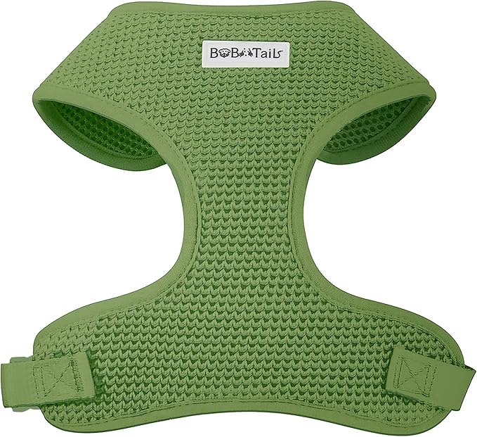 No Pull Dog Vest Harness for Small&Medium Dogs, Side Clip Adjustable Pet Vest, Soft Breathable, Fashion Dog Harnesses for Walking, Running, Shopping (Khaki Green, S)