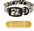 Regal Dog Products Small Camo Hunting Dog Collar with Custom Engraved Name Plate and Black Hardware | Waterproof Personalized Dog Collars for Small Dog & Puppy | Other Sizes for Medium & Large Dogs