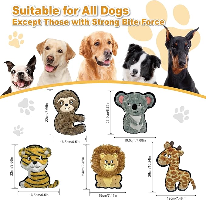 Grey Green Koala Plush Squeaky Dog Toy with Crinkle Paper Puppy Teething Chew Toy Cute Soft Funny Stuffed Animal Interactive Fetch Dog Toy for Small Medium Large Dogs Toy Gift 22.5cm/8.86in