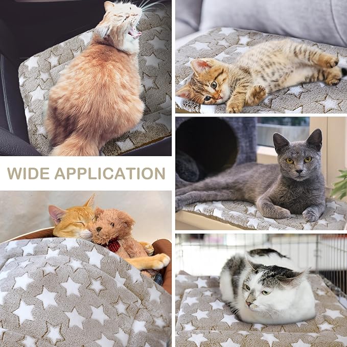 VitalCozy 4 Pcs Dog Crate Pads, Ultra Soft Warm Washable Anti-Slip Kennel Bed Mat for Pets, Reversible, Replaceable, Cozy Cage Liner for Small Medium Large Dogs and Cats(18 x 24 x 1.6 Inch,Apricot)