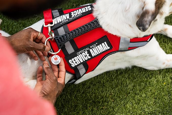 Support Pets The Only Official ESA™ Dog Harness – Adjustable No-Pull Dog Vest for Easy Pet Recognition with Reflective Straps – Soft, Padded & Comfortable for Training and Daily Use - Medium