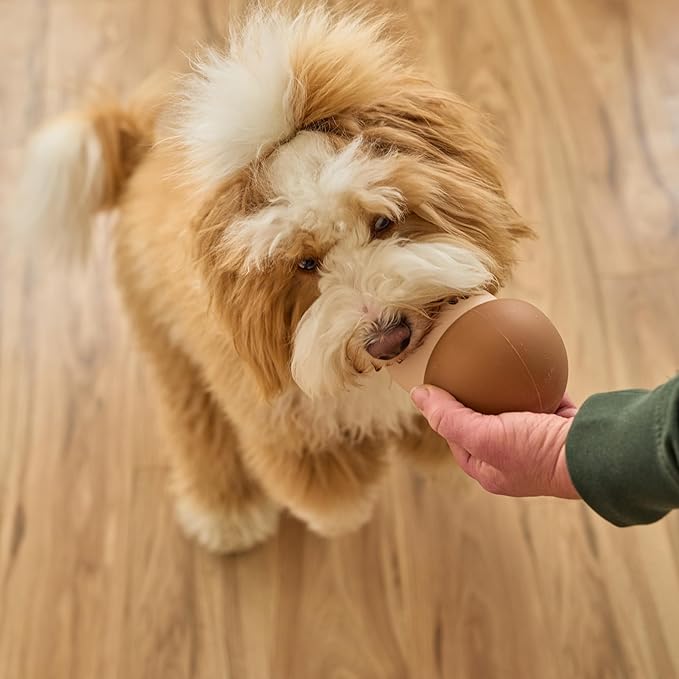 SPOT Treat Tumbler Mushroom – Freezable & Fillable Treat Dispensing Dog Toy for Small & Medium Dogs, Silicone, Easy to Clean, Interactive, Holds Small Kibble & Soft Snacks, 4.5 in