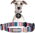 Lucky Love Dog - Adjustable Dog Collar with Easy Click Buckle for Medium Dogs, Durable, & Comfortable for Male & Female Dogs, Pet Collar for Puppies & Adult Ones - Linus, Medium