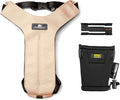 Clickit Sport Plus - Crash-Tested and Safety Certified Car Seat Belt Harness for Dogs (Large, First Blush)